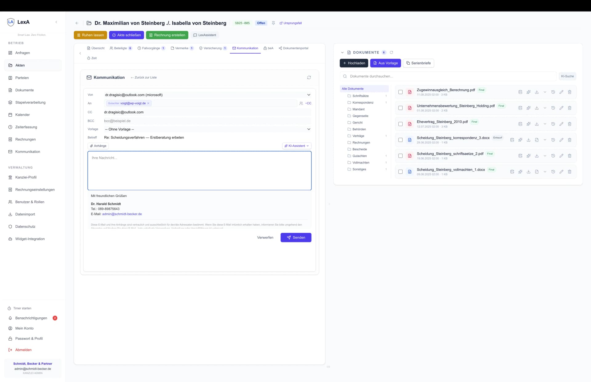 E-Mail verfassen mit Vorlagen und Textbausteinen